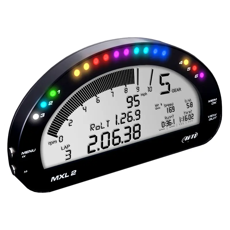 Aim Mxl2 Motorcycle Racing Data Logger With Can Output 1