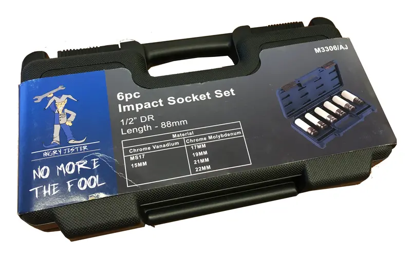 Angry Jester 6Pc. 1/2 Dr. Impact Socket Set 1
