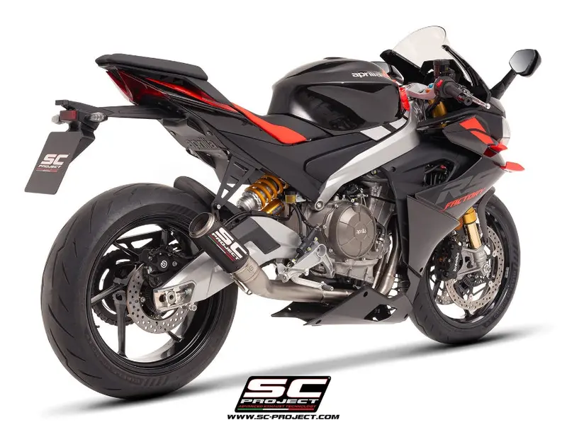 Aprilia Motorcycles Sc Project Tuono 660 - 2025 – Sc-Project 2-1 Titanium Full Exhaust System, With Cr-T Carbon Fibre Exhaust 1