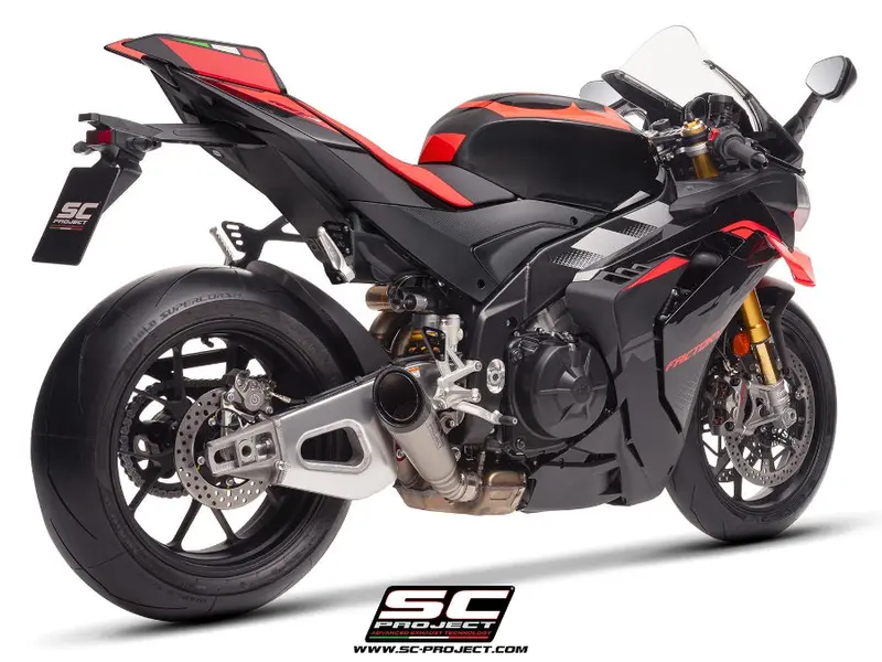 Aprilia Motorcycles Sc Project Tuono V4 - 2025 – Sc-Project S1 Titanium Exhaust 1