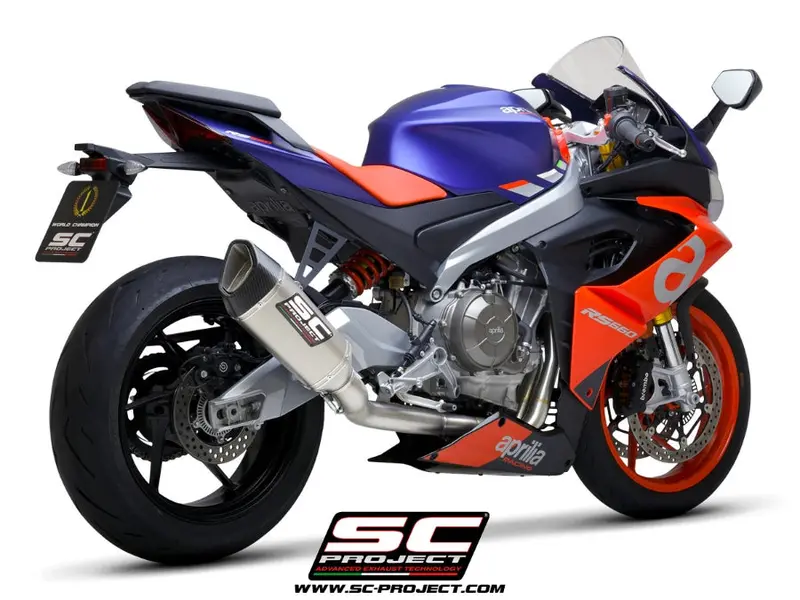 Aprilia Rs 660 - 2020 - 2024 Sc-Project 2-1 "Trofeo" Full Exhaust System Titanium, With Sc1-R Titanium Exhaust 1