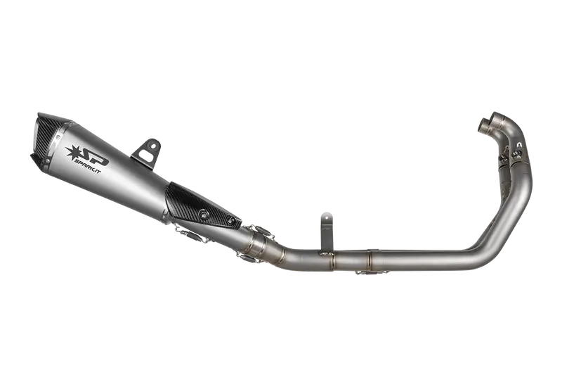 Aprilia Rs 660 2020/23 / Tuono 660 2021/23 — Racing Full System With Konix Evo Silencer: Titanium Manifold With Tig Welded Pipe In Titanium And Konix Evo Silencer 1