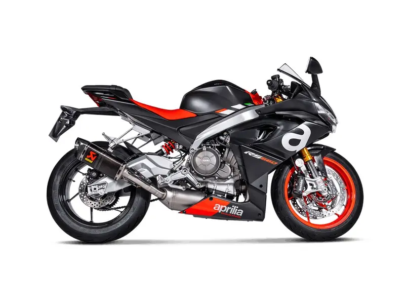 Aprilia Rs660 / Factory - (2020-2024) Akrapovic Carbon Silencer Road Legal 2-1 Full System - Road Legal 2