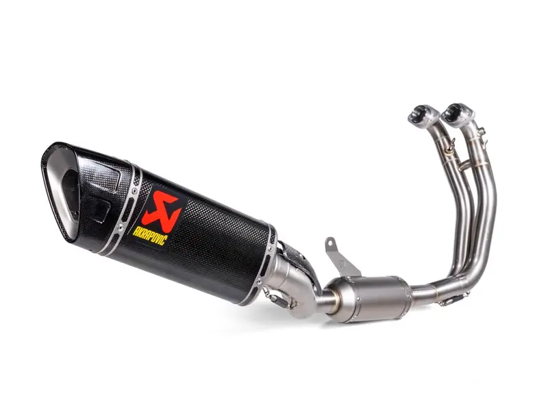 Aprilia Rs660 / Factory - (2021-2025) Akrapovic Carbon Silencer Racing 2-1 Full System - Race 1