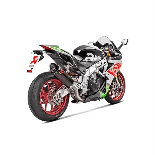 Aprilia Rsv4 (1000Cc) - (2017-2020) Akrapovic Carbon Silencer Slip-On Kit (To Oe Headers) - Race Removable Baffle 2