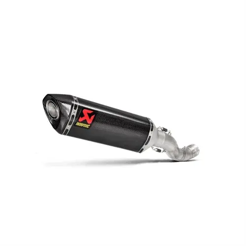 Aprilia Rsv4 1100 Factory - (2019-2020) Akrapovic Carbon Silencer Slip-On Kit (To Oe Headers) - Race Removable Baffle 1
