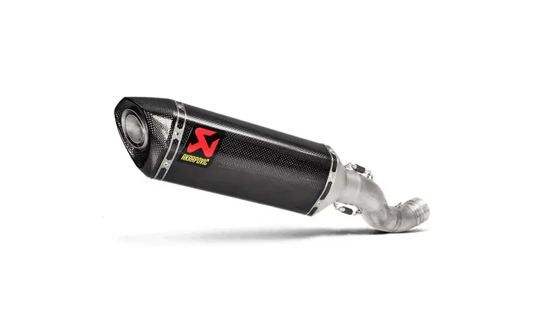 Aprilia Rsv4 1100 / Factory - (2021-2024) Akrapovic Carbon Silencer Slip-On Kit - Race Removable Baffle 1