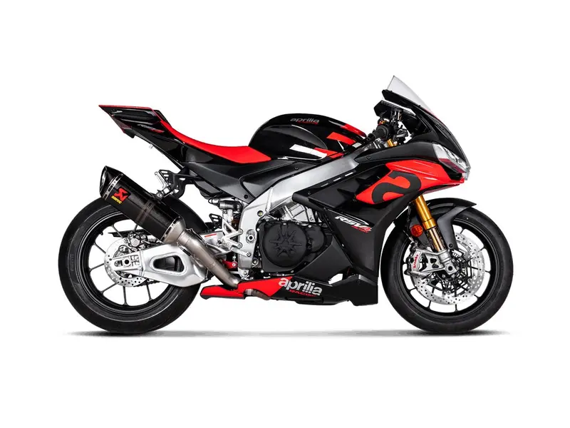 Aprilia Rsv4 1100 / Factory - (2021-2024) Akrapovic Carbon Silencer Slip-On Kit - Race Removable Baffle 2