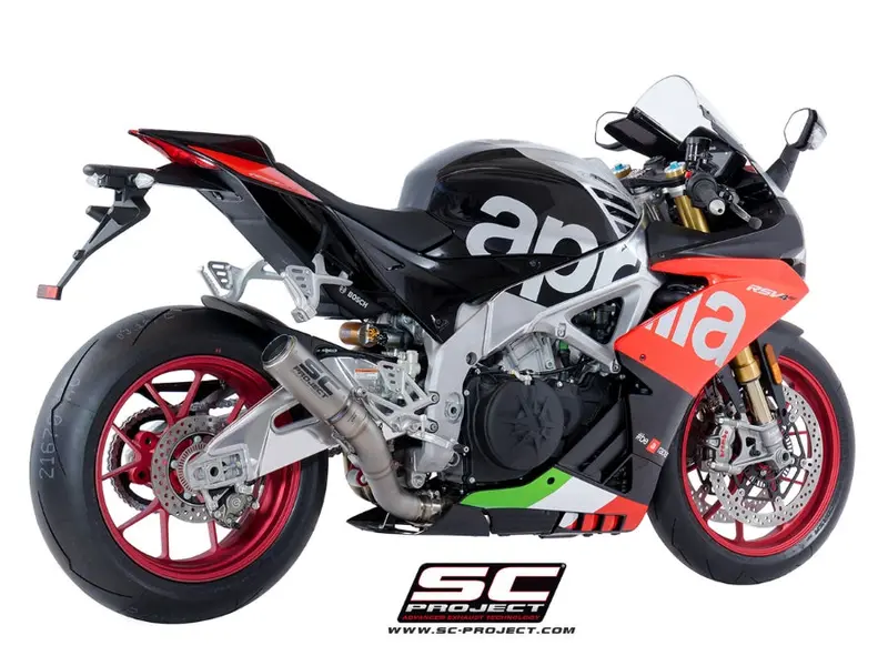 Aprilia Rsv4 - 2018 - 2020 Sc-Project Cr-T Titanium Exhaust, High Mount 1