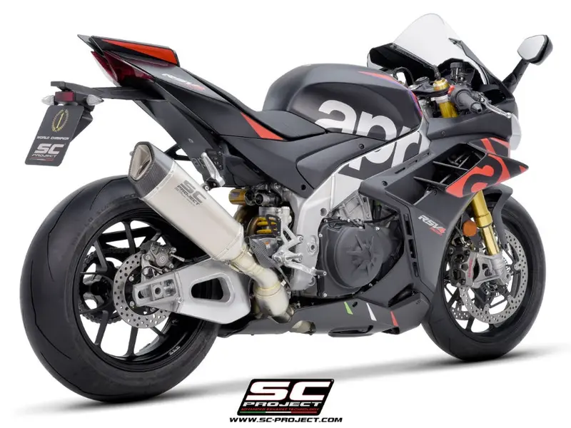 Aprilia Rsv4 - 2021 - 2024 Sc-Project Sc1-R Titanium Exhaust 1
