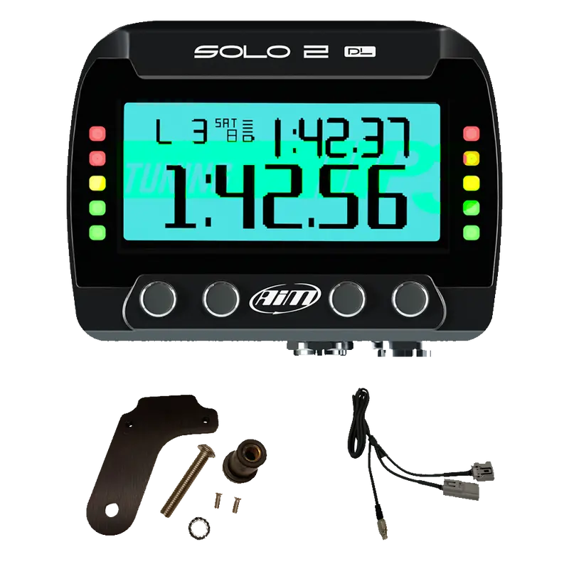Aprilia Rsv4 Rr / Rf, Rsv4 1100, Tuono V4 Rr Factory Aim Solo 2 Dl Plug & Play Lap Timer Kit 1