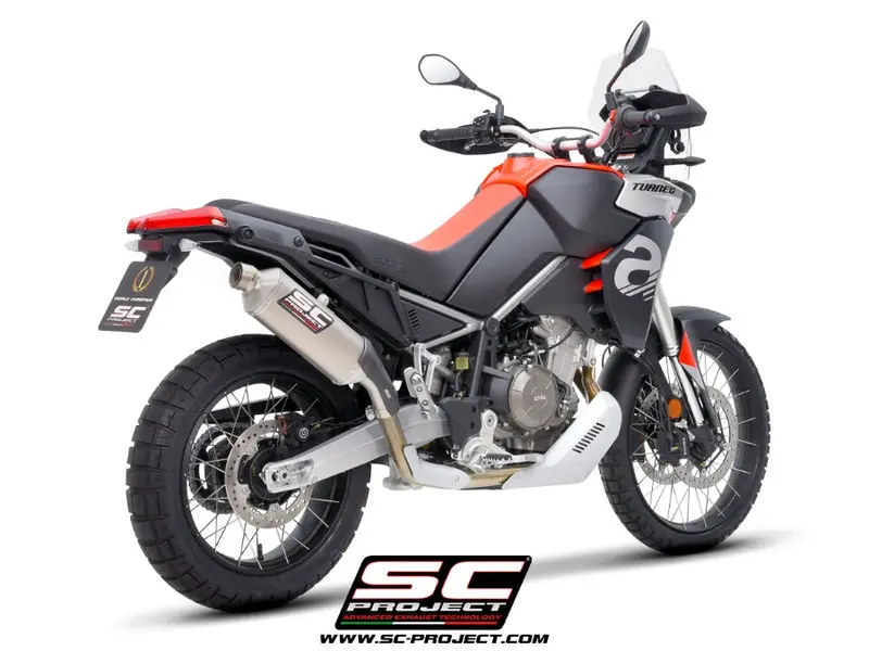 Aprilia Tuareg 660 - 2022 - 2024 Sc-Project Rally Raid Titanium Exhaust 1