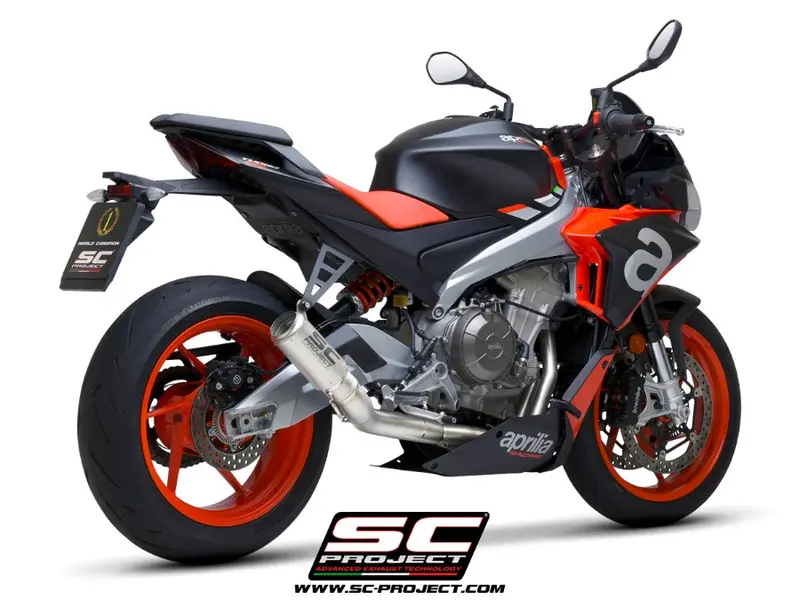 Aprilia Tuono 660 - 2021 - 2024 Sc-Project 2-1 Titanium Full Exhaust System, With Cr-T Titanium Exhaust 1