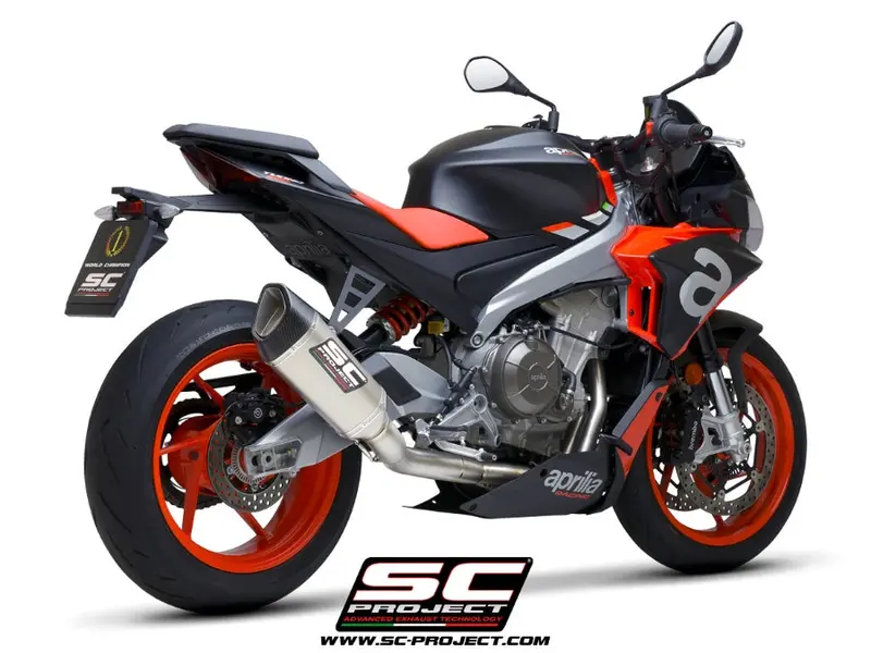 Aprilia Tuono 660 - 2021 - 2024 Sc-Project 2-1 "Trofeo" Full Exhaust System Titanium, With Sc1-R Titanium Exhaust 1