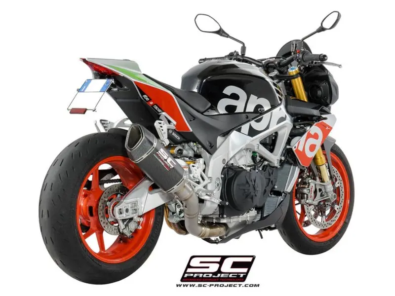 Aprilia Tuono V4 1100 - 2017 - 2020 Sc-Project Sc1-R Carbon Fibre Exhaust 1