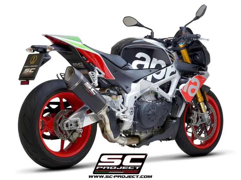 Aprilia Tuono V4 1100 - 2017 - 2020 Sc-Project Sc1-R Carbon Fibre Exhaust 1