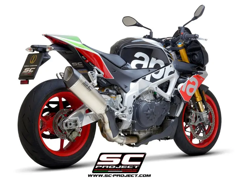Aprilia Tuono V4 1100 - 2017 - 2020 Sc-Project Sc1-R Titanium Exhaust 1