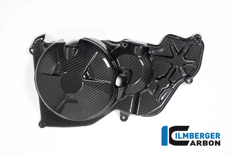 Aprilia Tuono V4 / Factory (2021-2026) Ilmberger Carbon Clutch Cover (Gloss) 1
