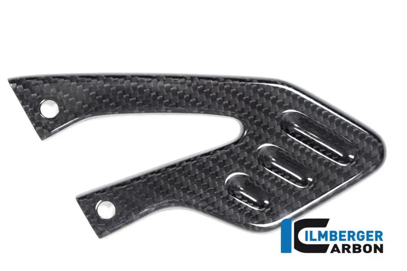 Aprilia Tuono V4 / Factory (2021-2026) Ilmberger Carbon Rider Heel Guard Left (Gloss) 1