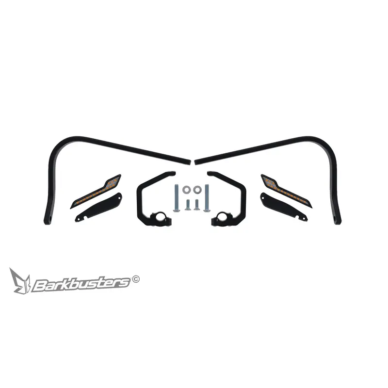 Barkbusters Handguard Kit Two Point Mount: Bmw R1300gs '24- & R1300gs Adventure '24- With Amber Light In Oem Handguard 1