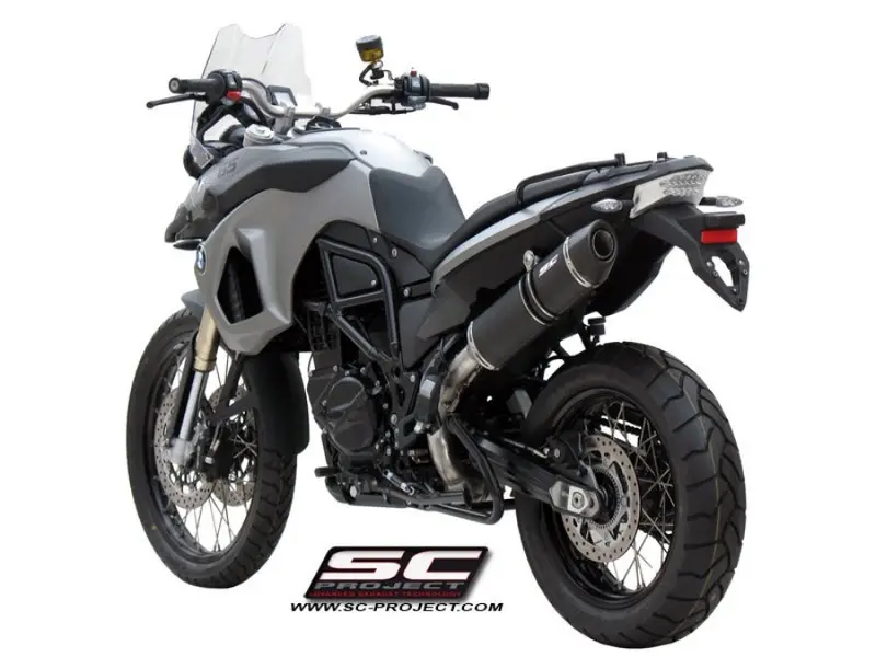 Bmw F 800 Gs - 2008 - 2015 – Sc-Project Oval Carbon Fibre Exhaust 1