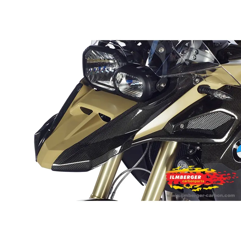 Bmw F800gs Adventure (2013-2016) Ilmberger Carbon Front Beak Widening Left Side 1