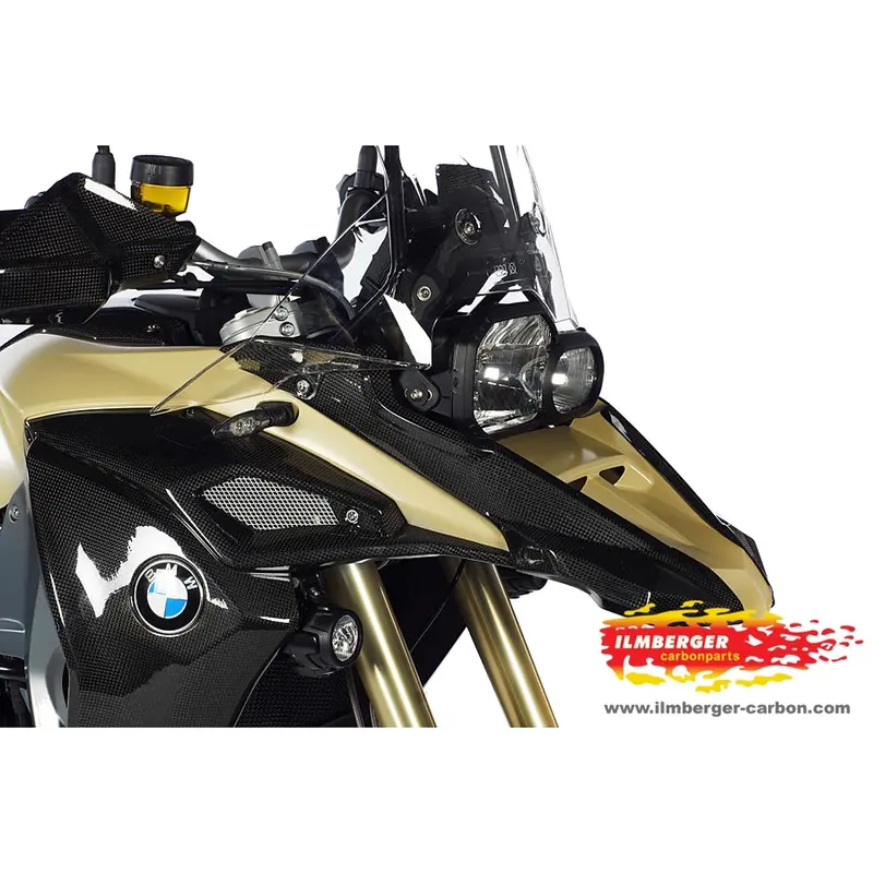 Bmw F800gs Adventure (2017-2018) Ilmberger Carbon Front Beak Widening Right Side 1
