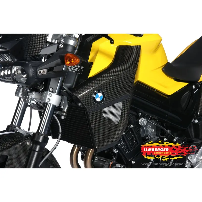 Bmw F800r (2009-2011) Ilmberger Carbon Radiator Cover Left Side 1