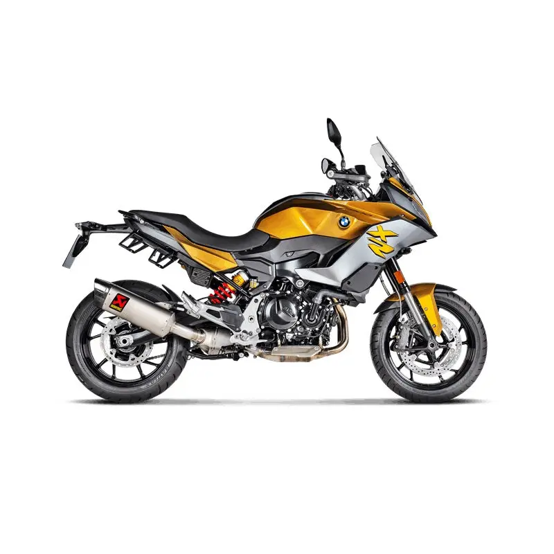 Bmw F900r - (2020-2024) Akrapovic Titanium Silencer Slip-On Kit - Road Legal 2