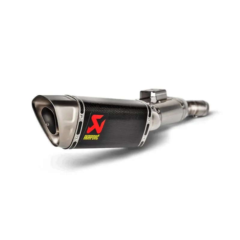 Bmw F900r - (2020-2026) Akrapovic Carbon Silencer Slip-On Kit - Optional Baffle Available 1