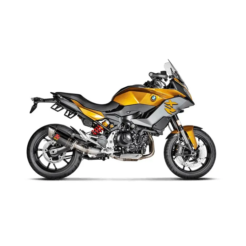 Bmw F900xr - (2020-2026) Akrapovic Carbon Silencer Slip-On Kit - Optional Baffle Available 2
