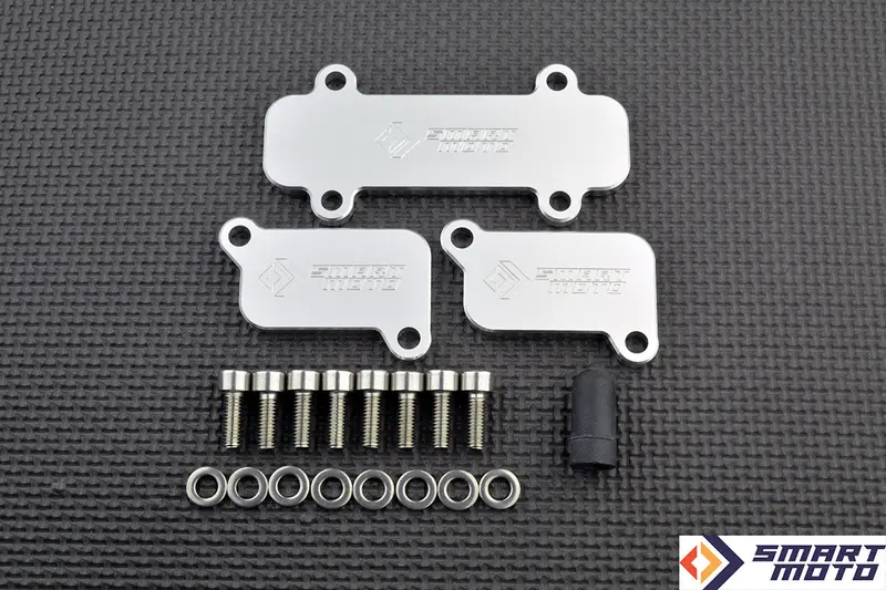 Bmw K 1200 S /R / Gt 2003-2009 Pair/Ais Valve Removal Kit With Block Off Plates 1