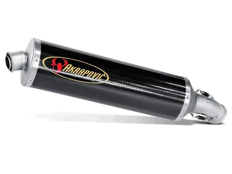 Bmw K1200s - (2005-2008) Akrapovic Carbon Silencer Slip-On Kit - Road Legal 1