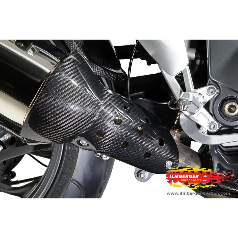 Bmw K1300r (2009-2017) Ilmberger Carbon Front Silencer/Exhaust Protector 1