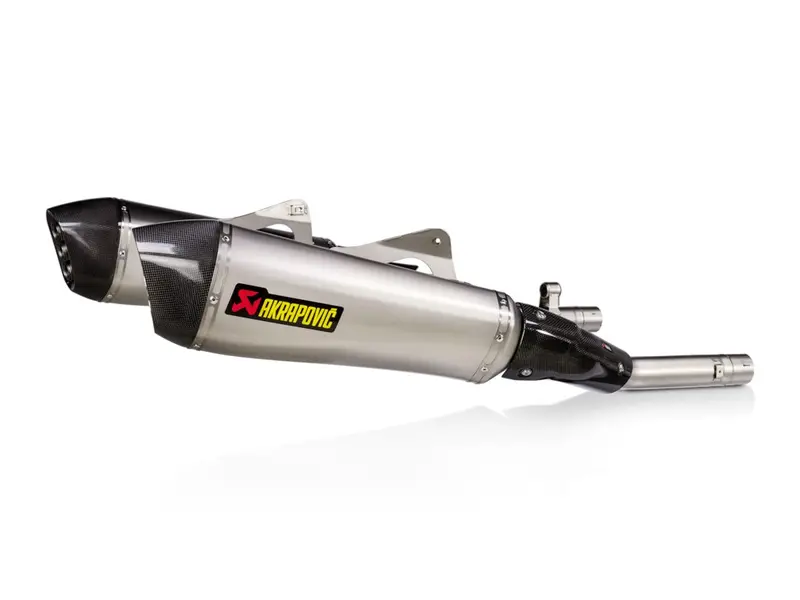 Bmw K1600gt / Gtl - (2025-2026) Akrapovic Titanium Silencer Slip-On Kit (Includes Carbon Heat Shields) - Twin Conical  - Road Legal 1