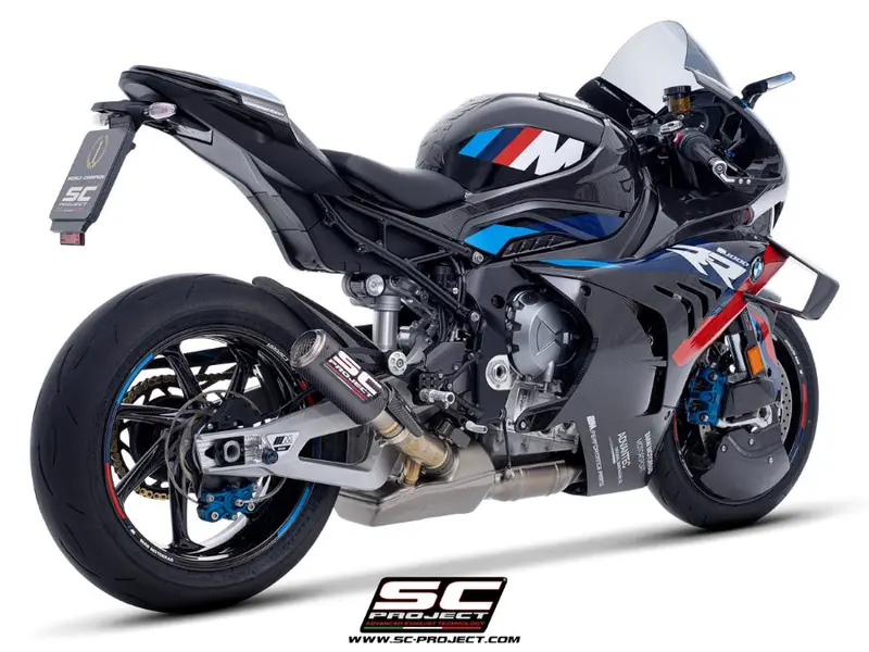 Bmw M 1000 Rr - 2020 - 2024 – Sc-Project Cr-T Carbon Fibre Exhaust, With Stoneguard Grid 1