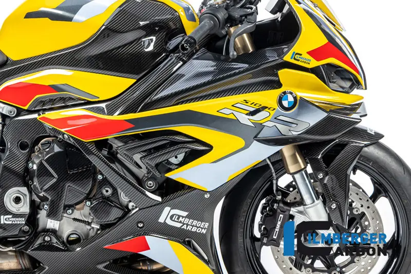 Bmw M1000rr (2021-2022) Ilmberger Gloss Carbon Rh Fairing Side Panel With Winglet Holes 1