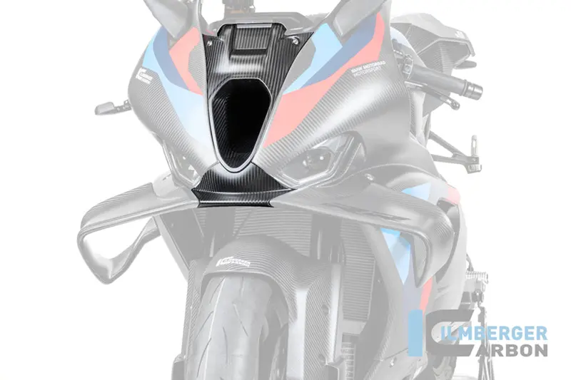 Bmw M1000rr (2025-2026) Ilmberger Matt Carbon Air Intake (Front Fairing Centre Piece) 1