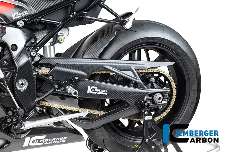 Bmw M1000rr (2025-2026) Ilmberger Matt Carbon Rear Hugger With Upper Chainguard 1