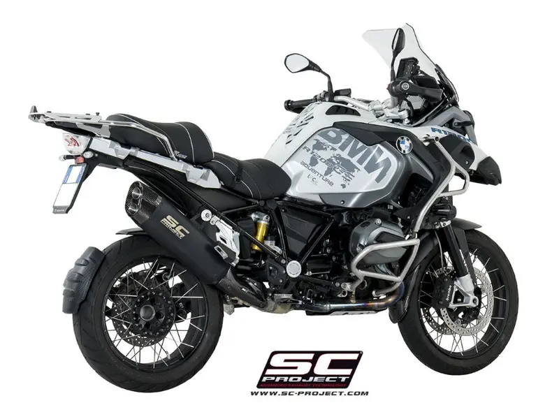 Bmw R 1200 Gs - 2013 - 2016 – Sc-Project Adventure Titanium Exhaust, Matt Black 1