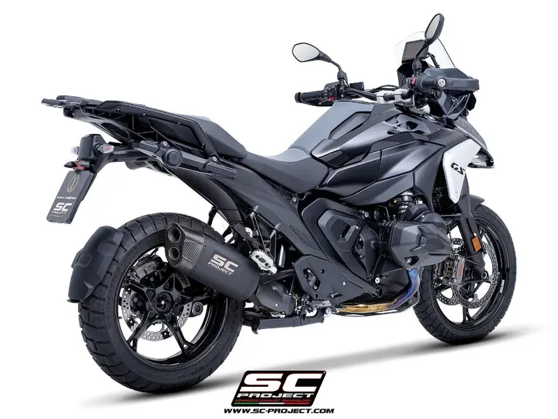 Bmw R 1300 Gs - 2023 - 2025 – Sc-Project Adventure-R Titanium Exhaust, Matt Black, Compatible With "Vario" Original Side-Cases 1