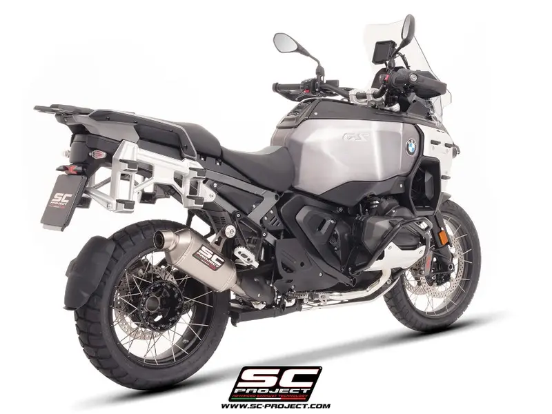 Bmw R 1300 Gs Adventure - 2025 – Sc-Project Rally-X Titanium Exhaust, Compatible With Original Side-Cases 1