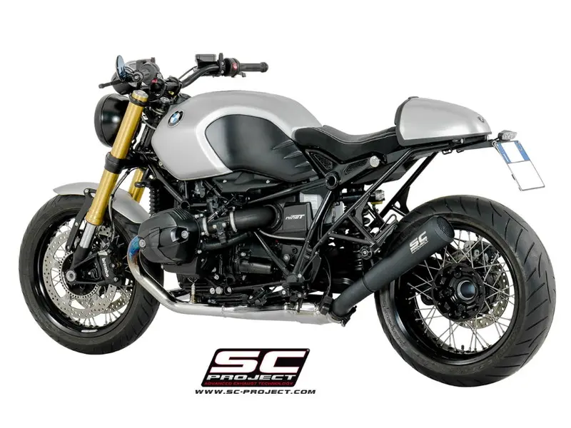 Bmw R Nine T - 2014 - 2016 – Sc-Project Conico 70S Stainless Steel Exhaust, Matt Black 1