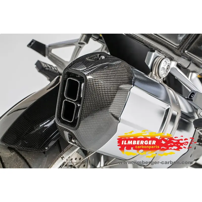 Bmw R1200gs (2013-2016) Ilmberger Carbon Silencer Protector (Rear) 1
