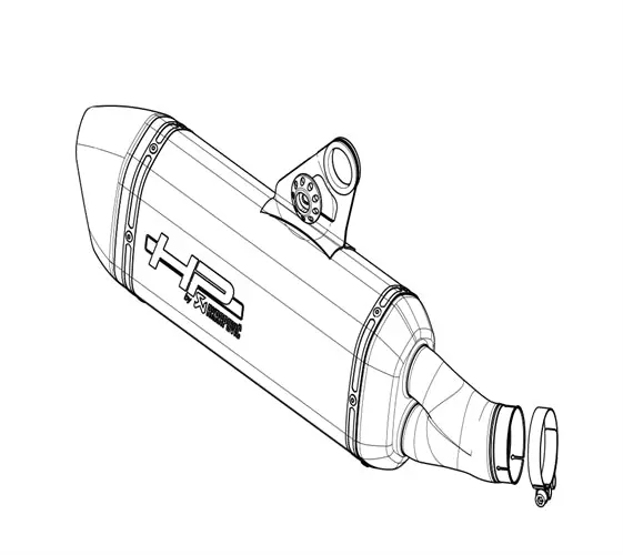 Bmw R1200gs - (2013-2018) Akrapovic Sleeve Kit For Bmw Oem Akrapovic Slip-On Kit With Etched Logo (S-B12so10-Hbotb) 1