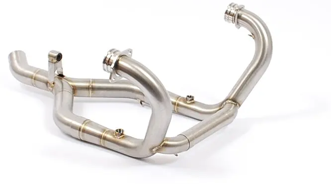 Bmw R1200gs Adventure - (2006-2009) Akrapovic Complete Stainless Header Set Eliminates Cat Conv. (Can Also Be Used With Oe Silencer) 1