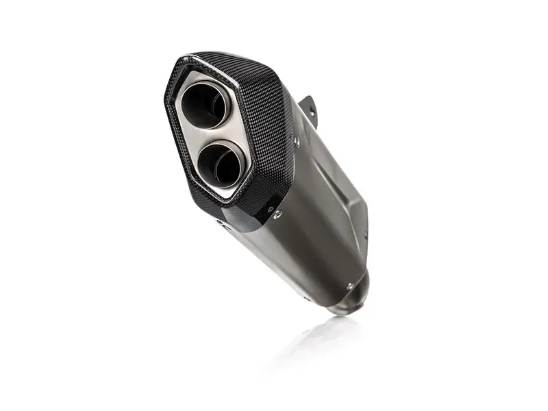 Bmw R1300gs - (2023-2026) Akrapovic Titanium Silencer Slip-On Kit - Road Legal 2