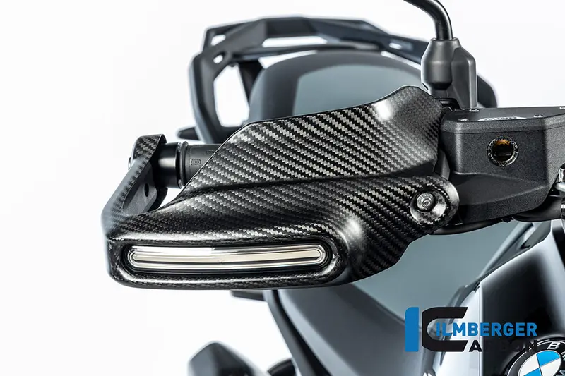 Bmw R1300gs Adventure (2024-2026) Ilmberger Carbon Hand Guard High With Indicator Hole (Right Hand Matt) 1