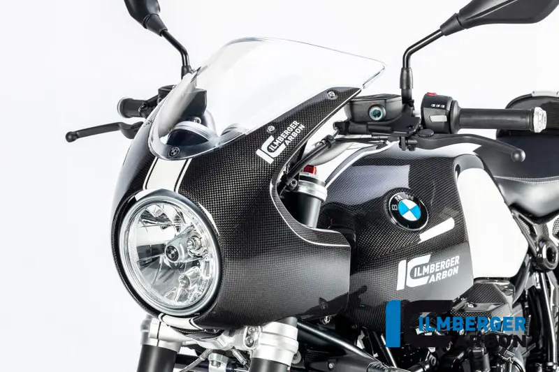 Bmw Rninet (1200Cc) (2014-2016) Ilmberger Carbon Front Fairing 90S Style (Includes Windscreen) - Will Not Fit With Oem Instument Dials 1