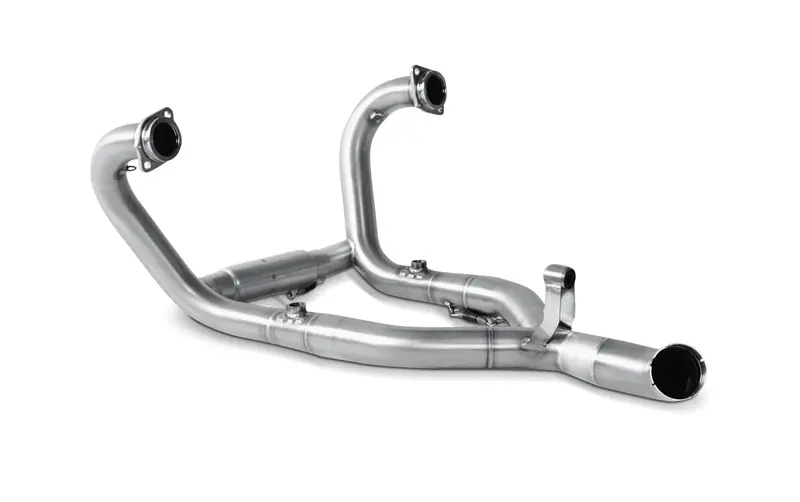 Bmw Rninet Pure (1200Cc) - (2017-2020) Akrapovic Complete Titanium Header Set Eliminates Cat Converter 1